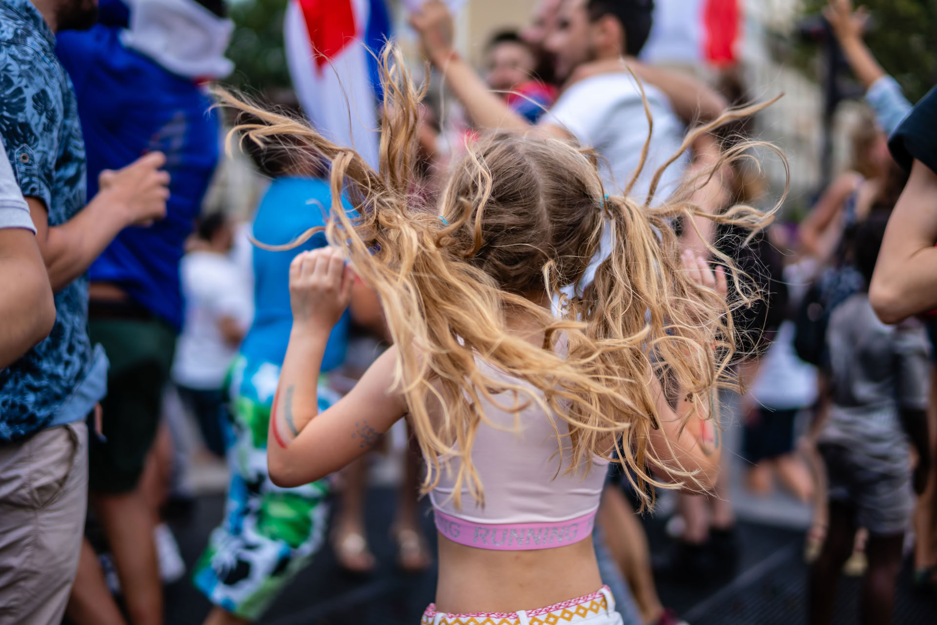 Danse extatique en famille