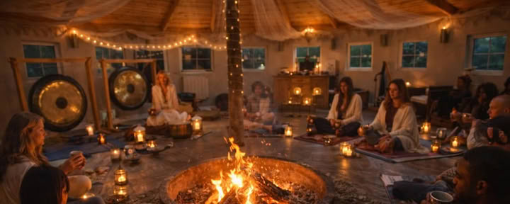 Festival de Samhain, avec cacao et feu