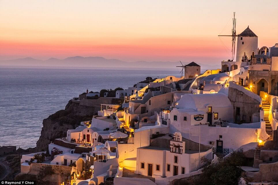 Vacances de yoga à Santorin