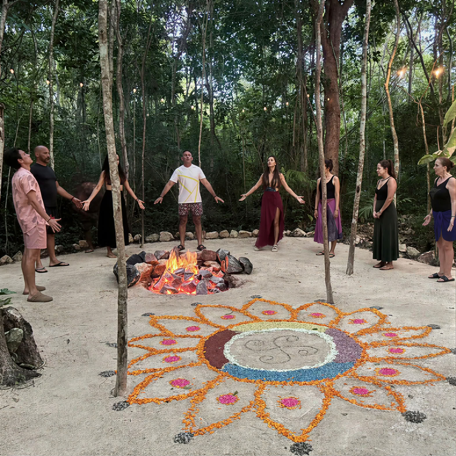 Retraite de yoga retour à la nature