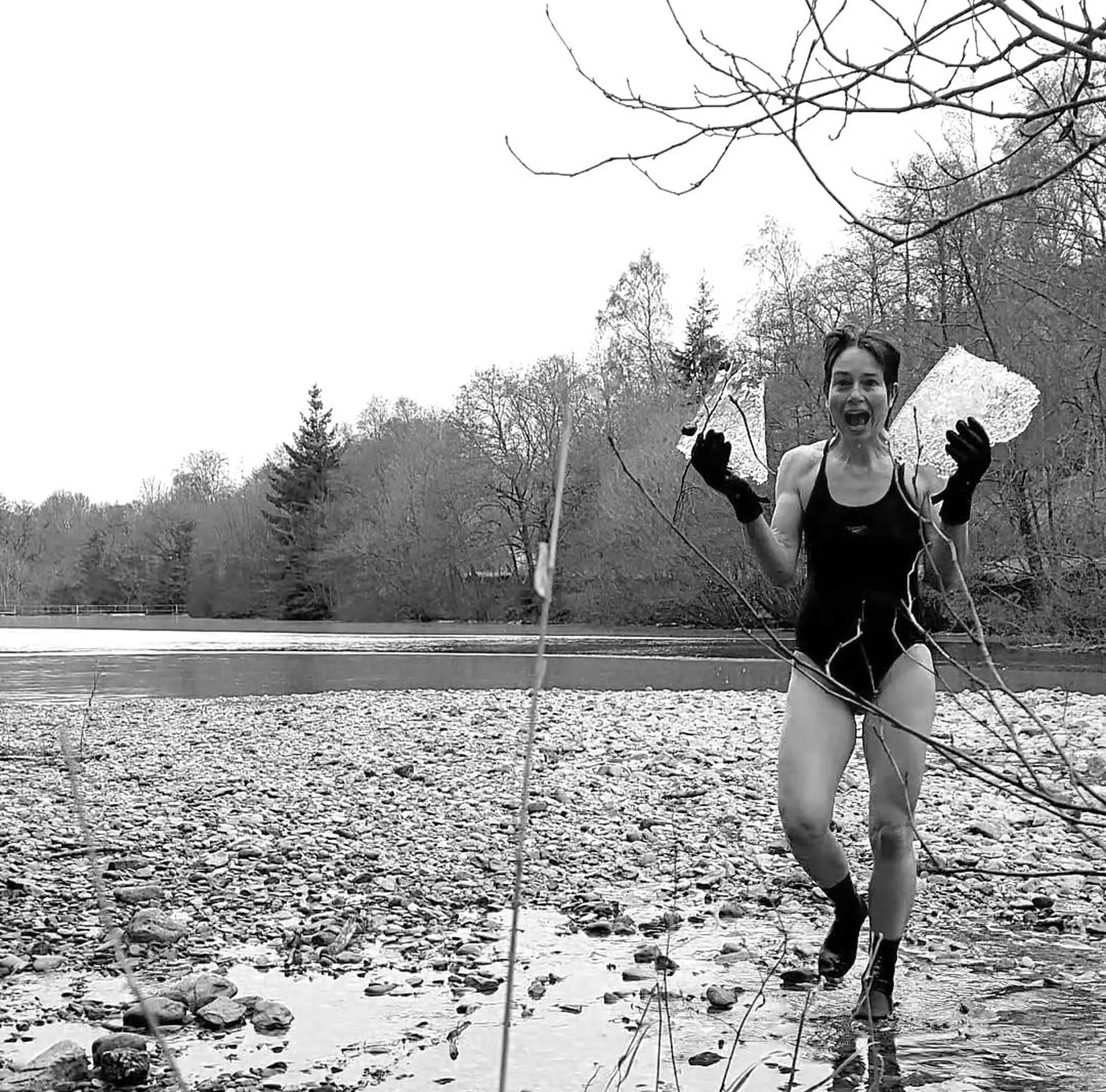 Programme de nage en eau libre hivernale