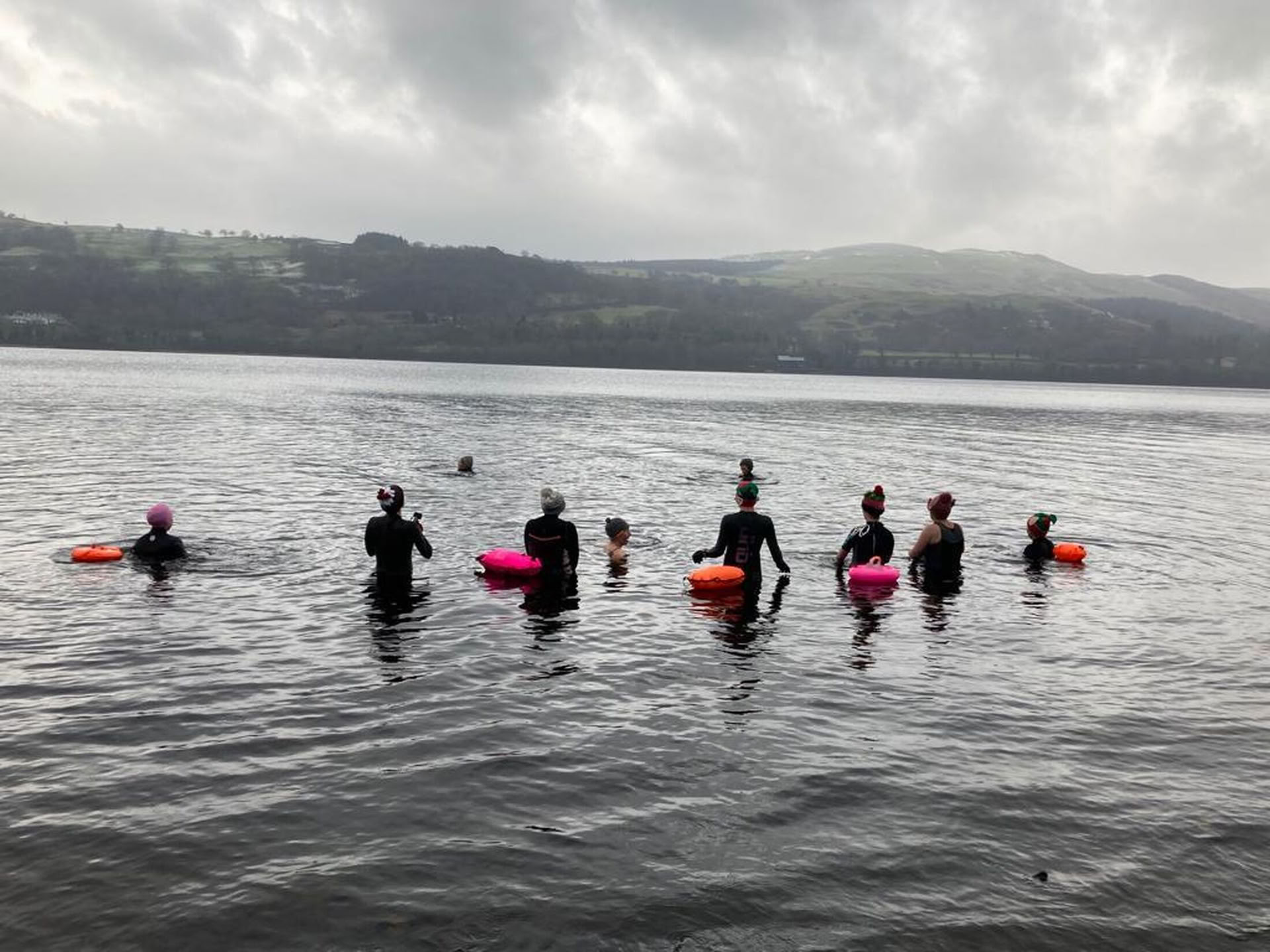 Programme de nage en eau libre hivernale