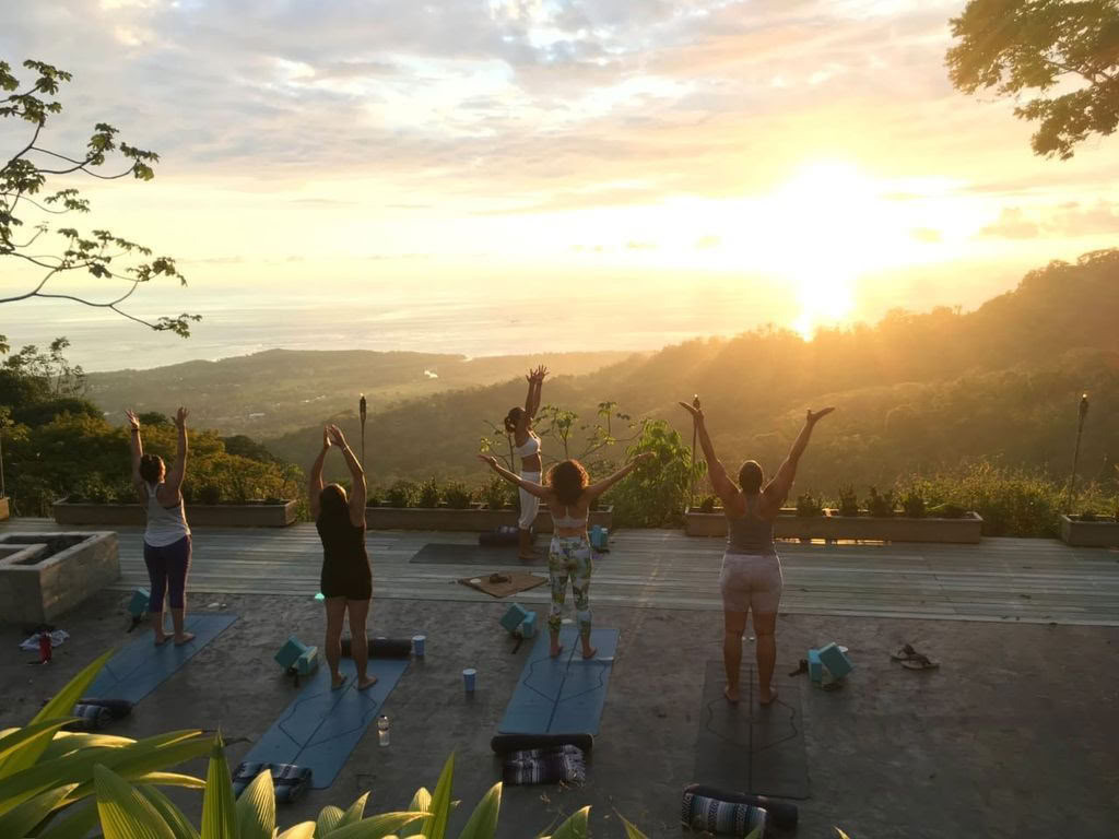 Réconfort dans une retraite de yoga avec Elena