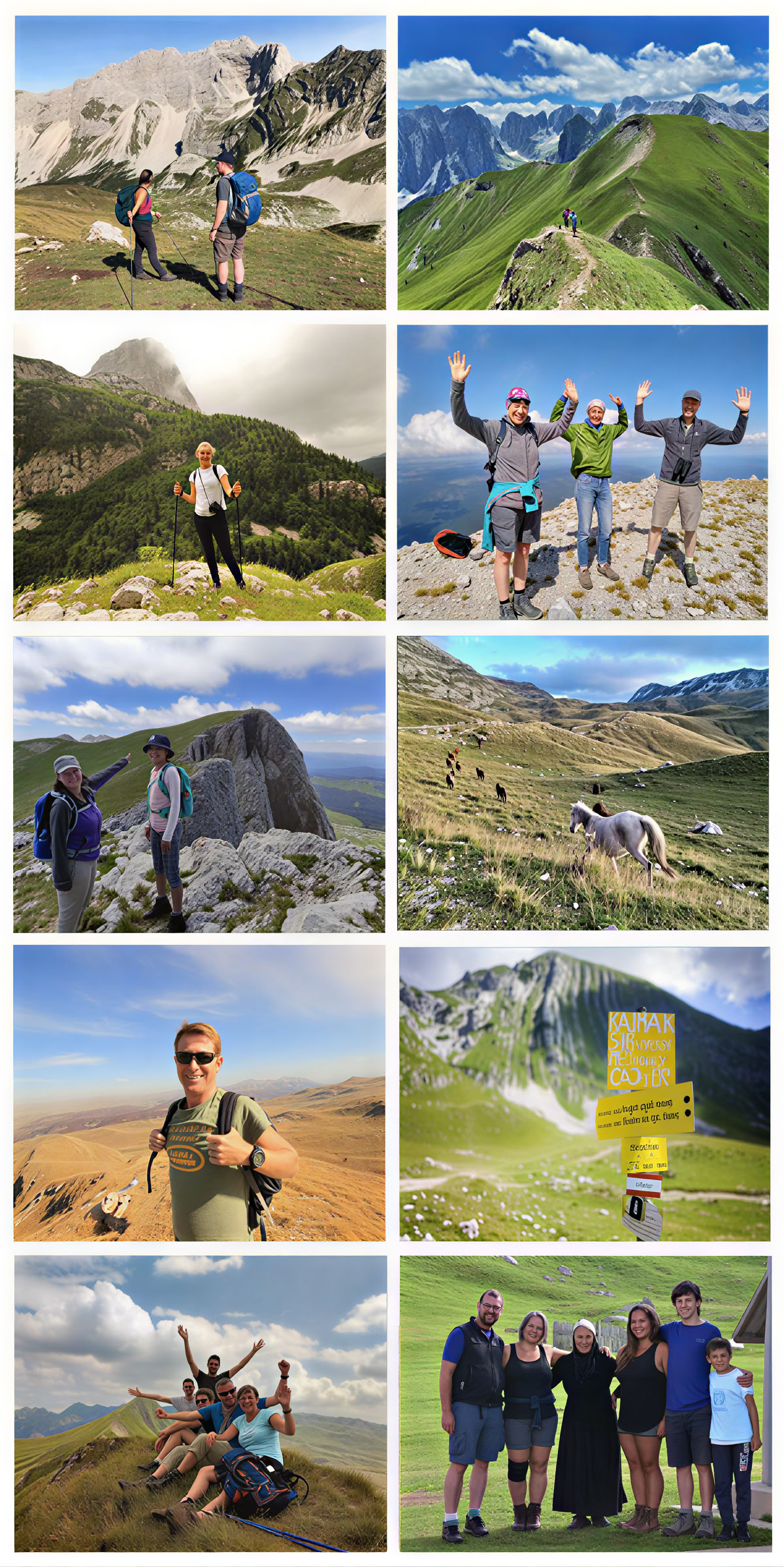 Séjour de randonnée en montagne de 7 jours au Monténégro