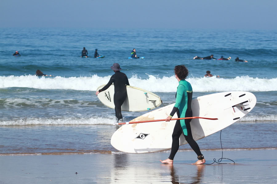 Surf debout et yoga