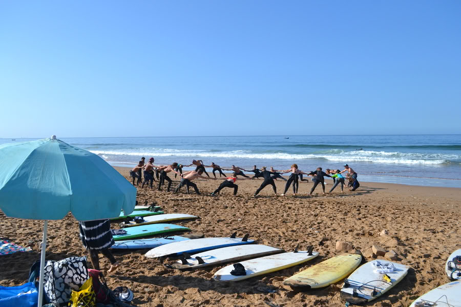 Surf debout et yoga