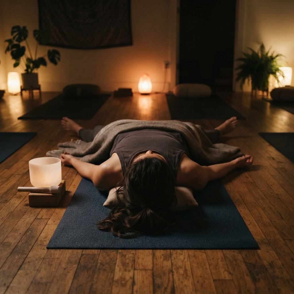 Séquence de Kriya du soir et Savasana sonore