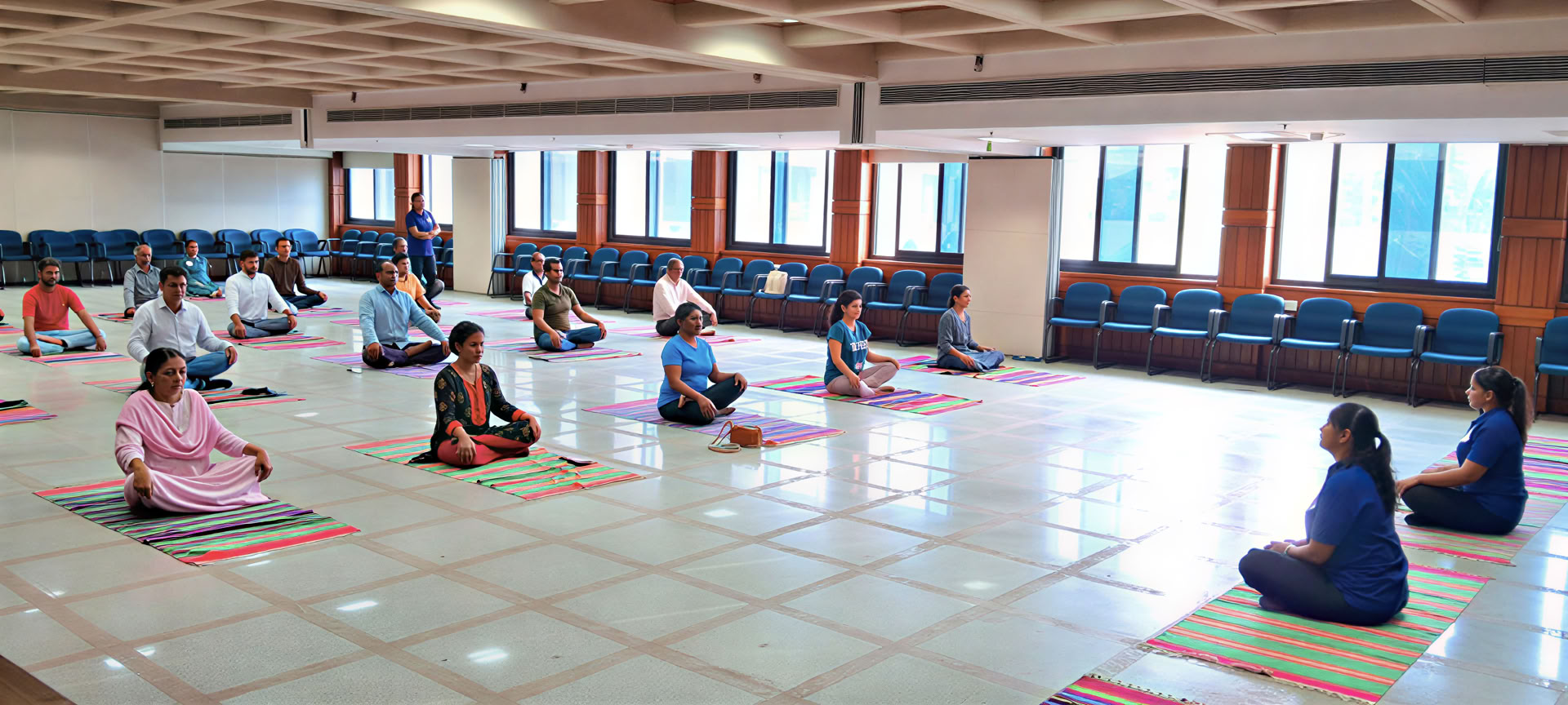 Atelier de yoga sur la santé après la retraite