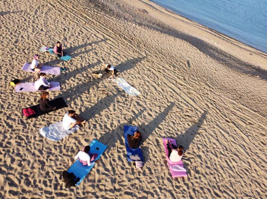 Yoga pour enterrement de vie de jeune fille