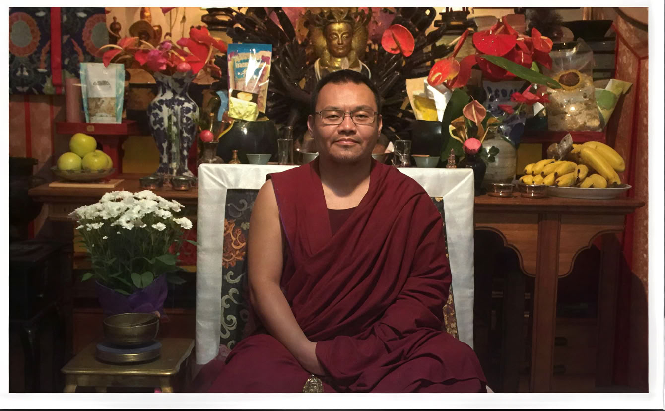 Thé et conversation avec Nechung Choktrul Rinpoche
