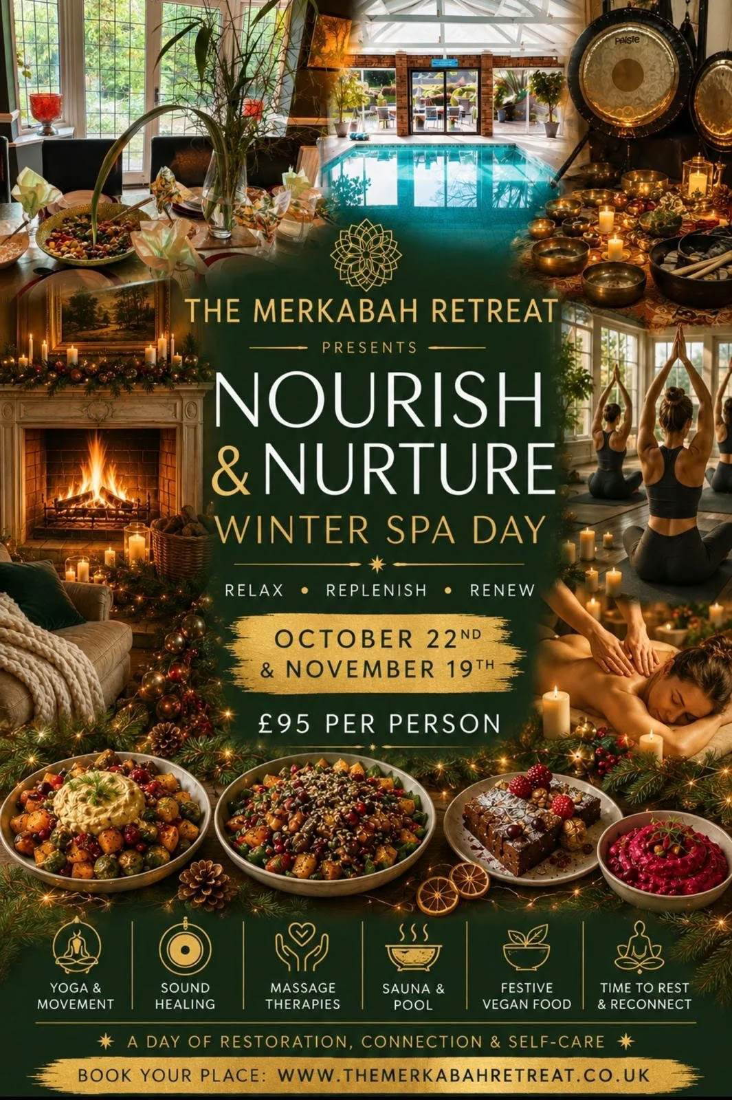 Prendre soin et nourrir les journées spa d’hiver
