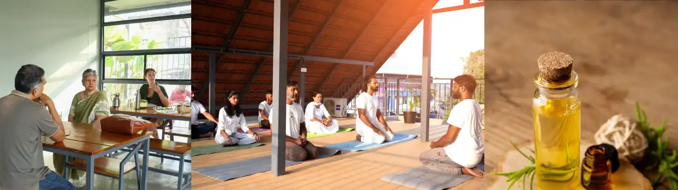 Retraite de yoga ayurvédique de 11 jours Veda Evolve : Détoxifiez-vous et réveillez votre vitalité intérieure