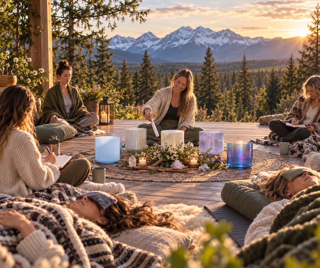 Là où les prairies rencontrent les sommets : retraite Dharma des étoiles