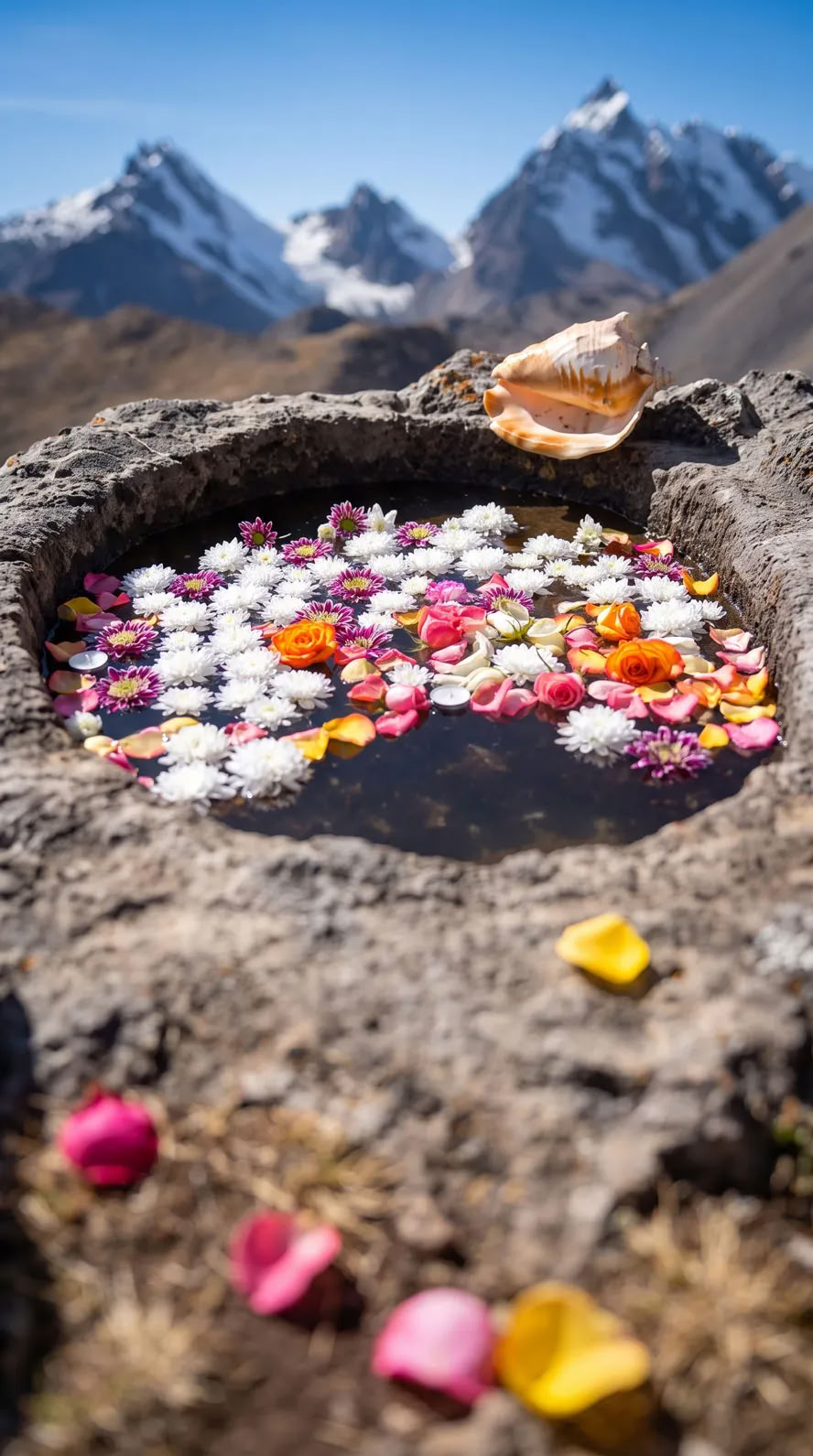 Bain de fleurs