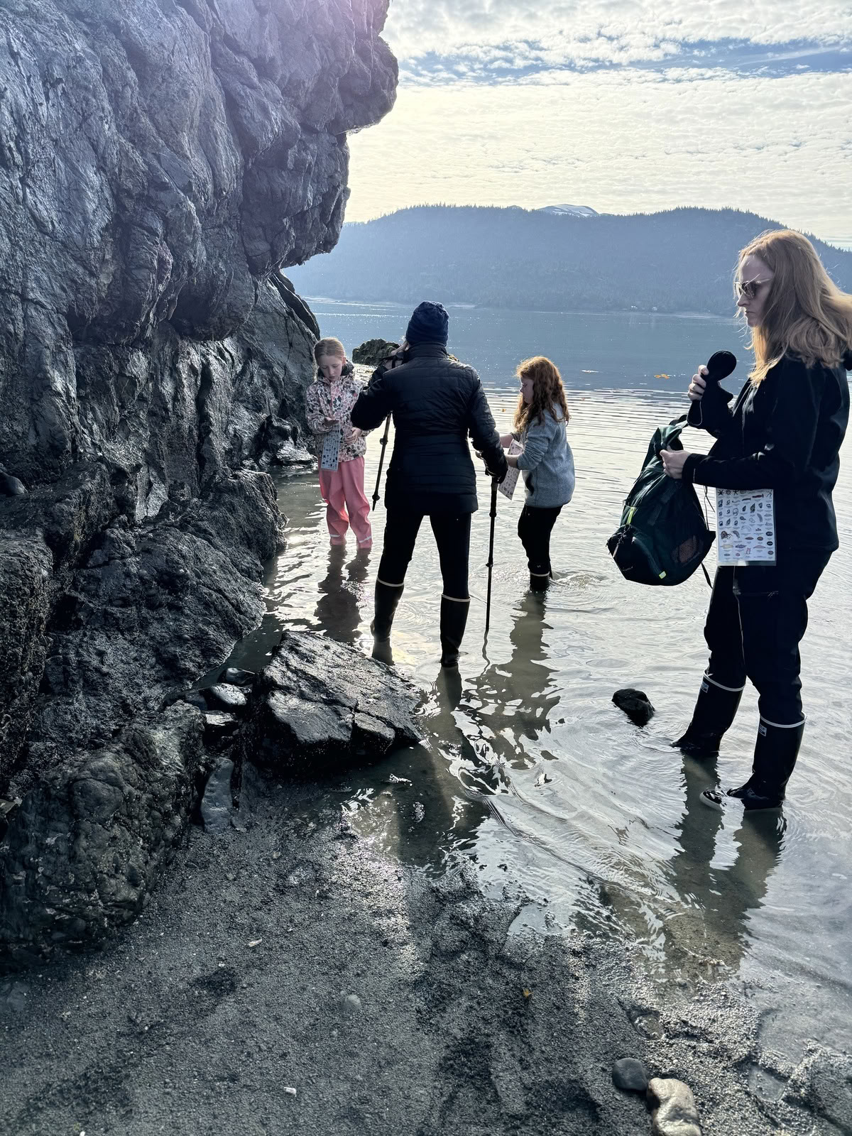 Exploration des mares littorales