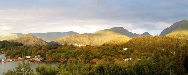 Randonnée locale en Alaska