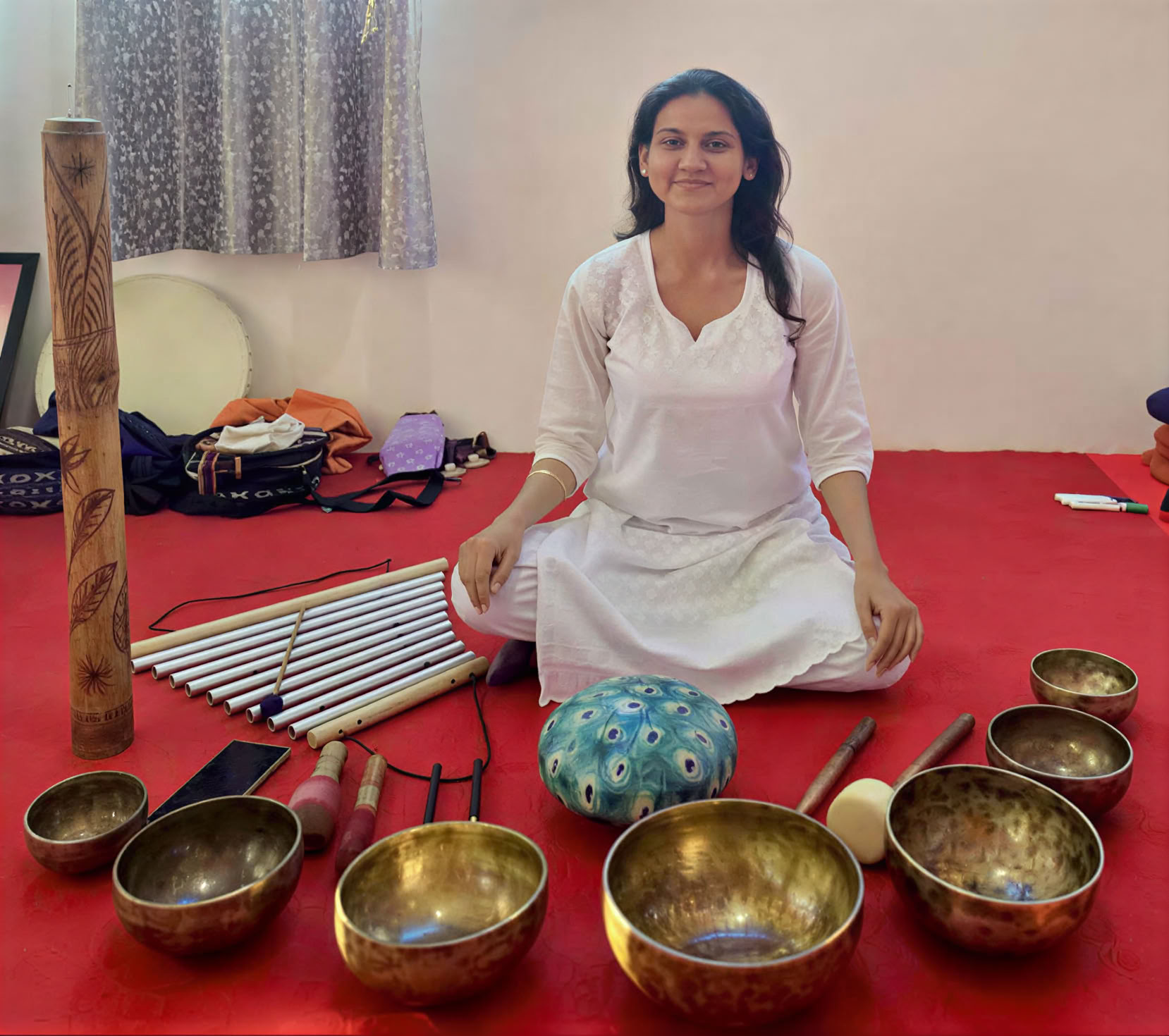Formation de professeurs en sonothérapie de 9 jours et 50 heures à Rishikesh, en Inde