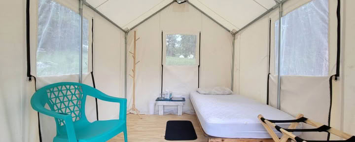 Tarif bienfaiteur de cabane sous tente
