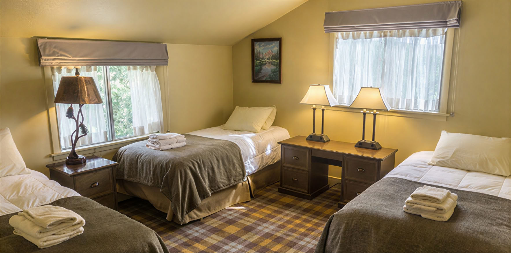 Chambre triple partagée