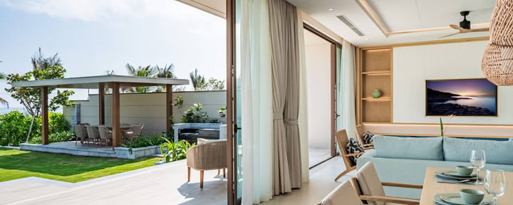 Villa jardin de trois chambres – piscine privée