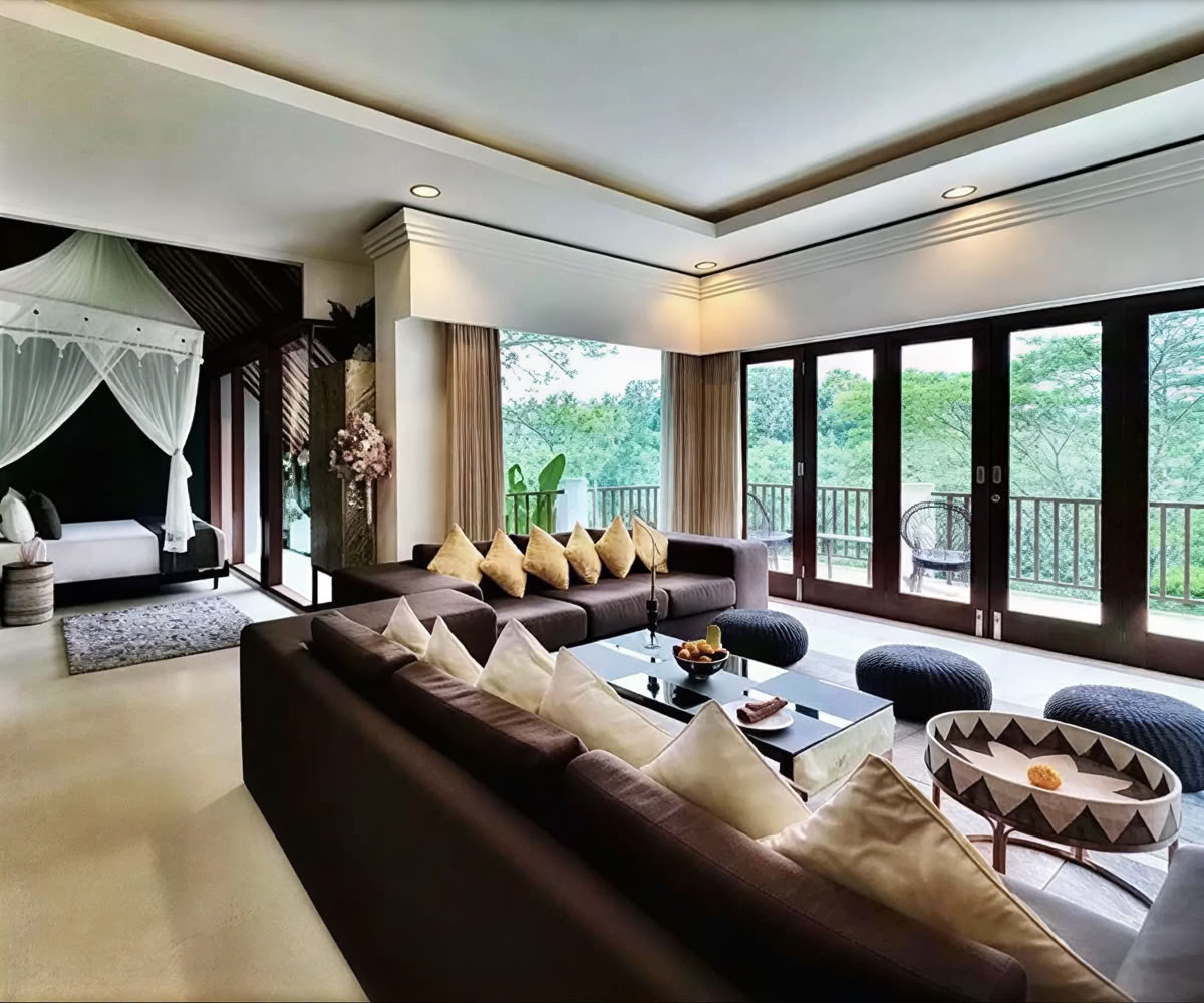 Suite de luxe avec vue sur la vallée