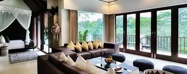Suite de luxe avec vue sur la vallée