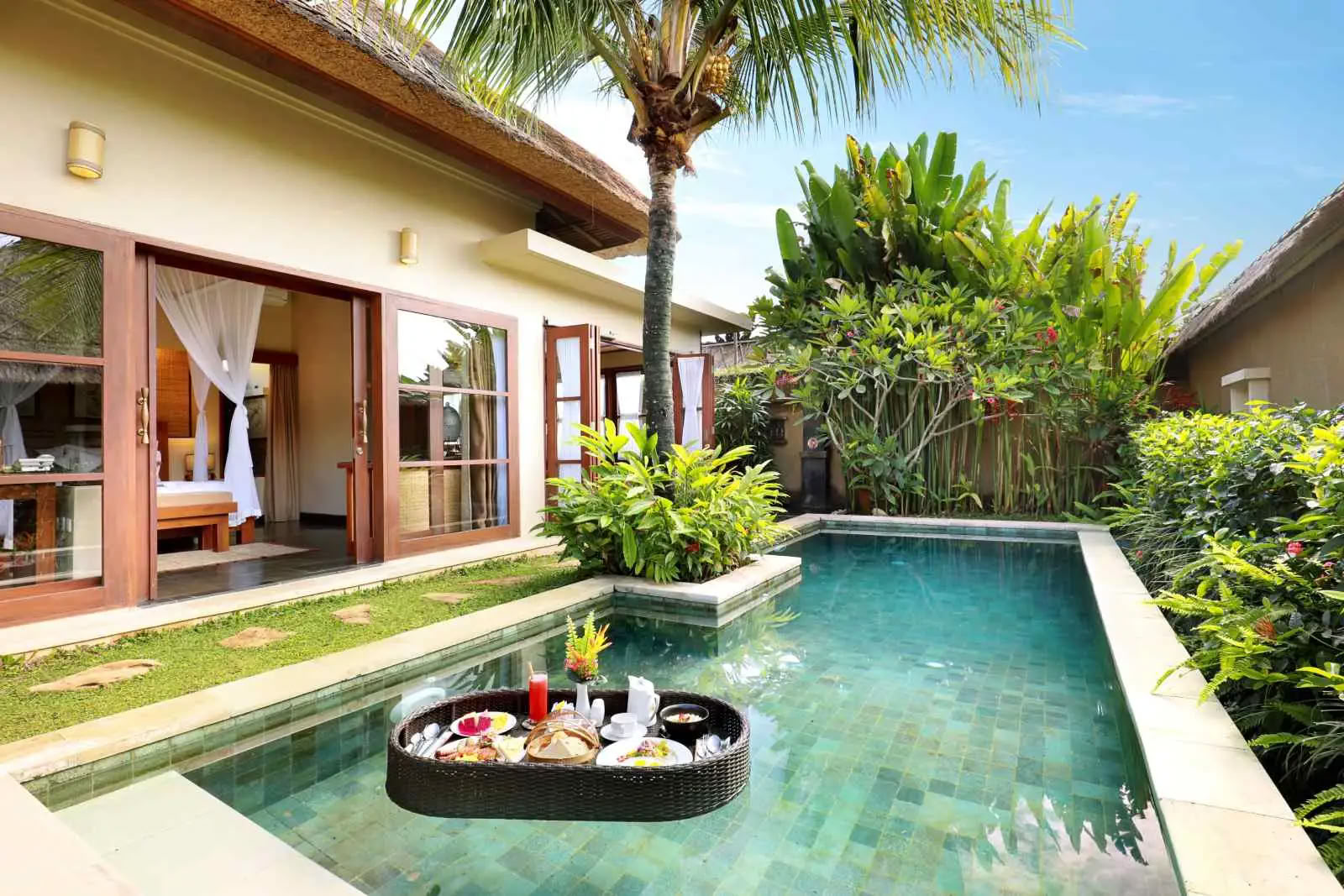 Villa de luxe avec piscine, une chambre