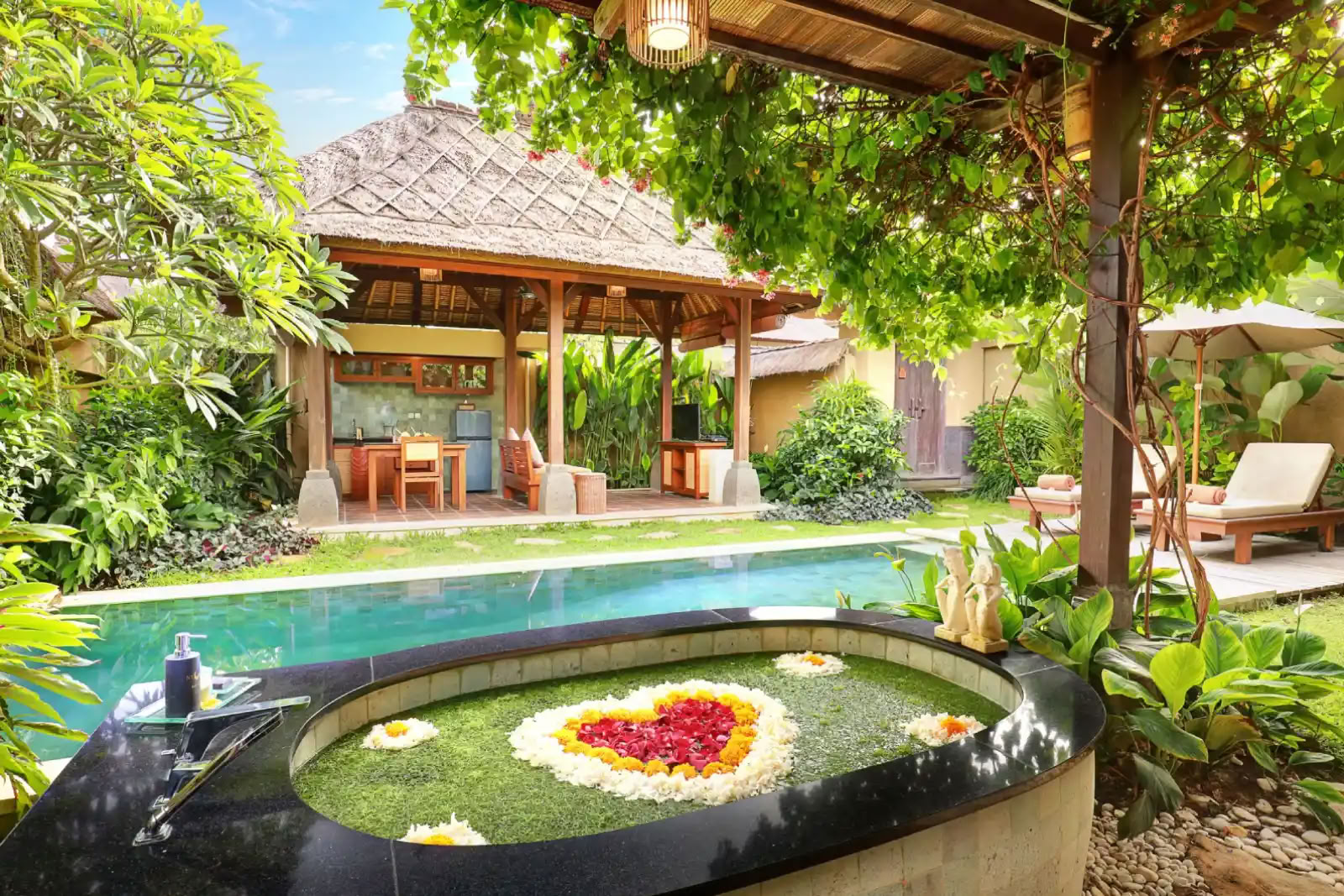 Villa avec piscine pour lune de miel