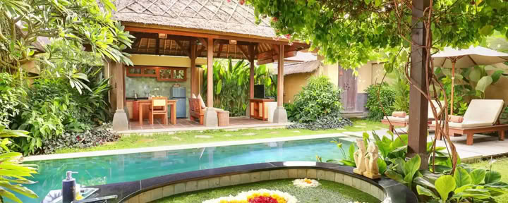 Villa avec piscine pour lune de miel