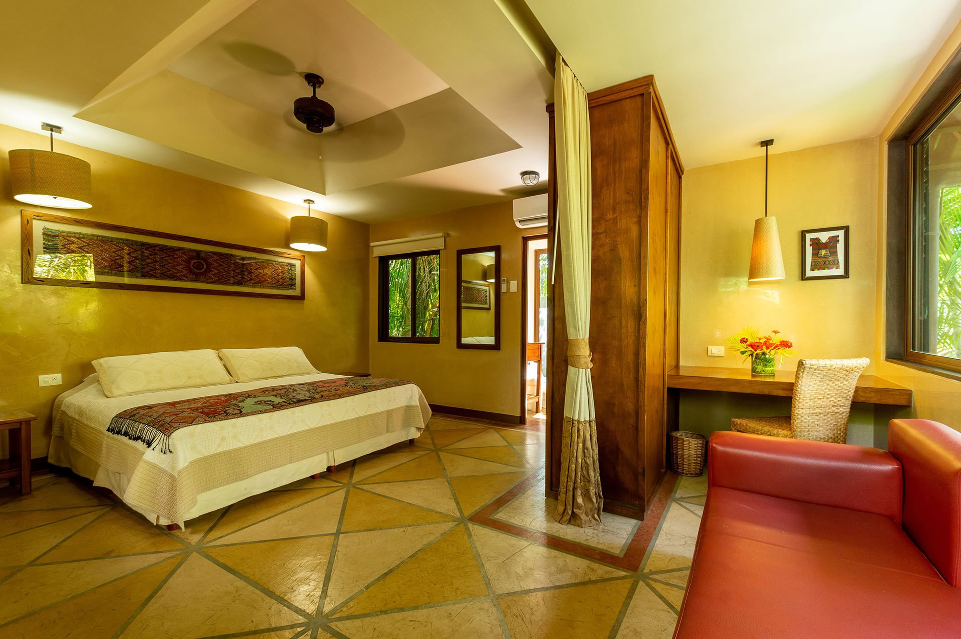 Suite Nature avec climatisation – lit king-size ou deux (2) lits jumeaux