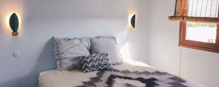 Lit double/lit partagé dans « Tiny house Sea »