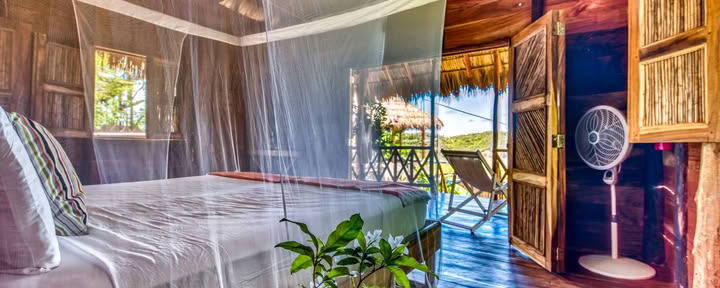 Bungalow privé avec vue sur l’océan