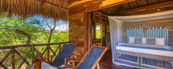 Bungalow privé avec vue sur le jardin