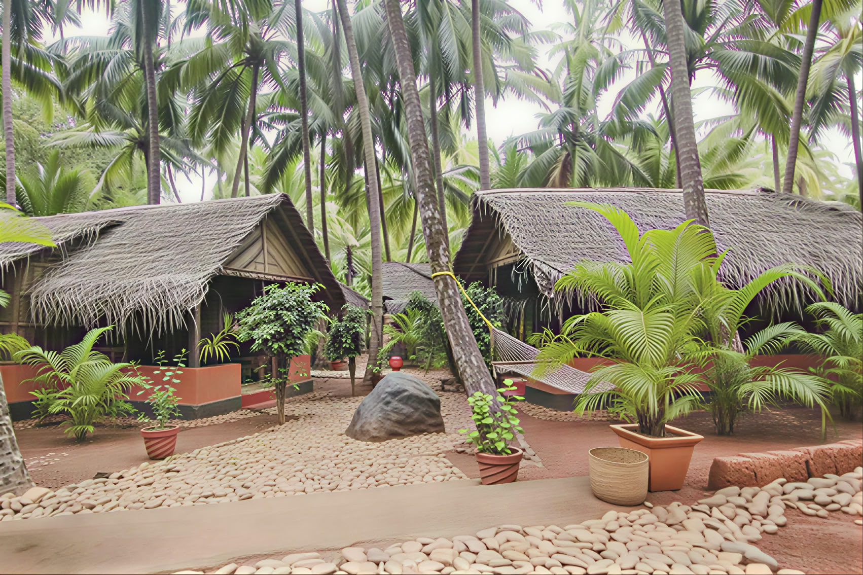 Eco-cottage traditionnel keralan