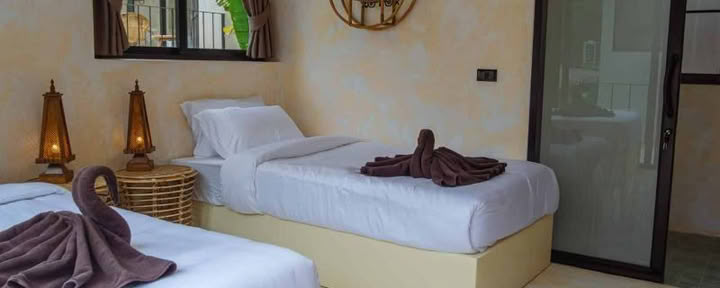 Chambre dortoir - 2 lits