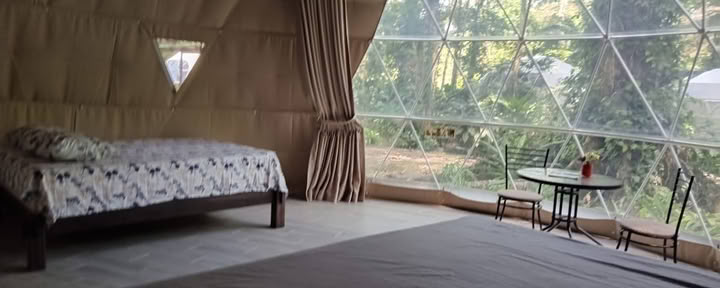 Dôme privé en forêt tropicale
