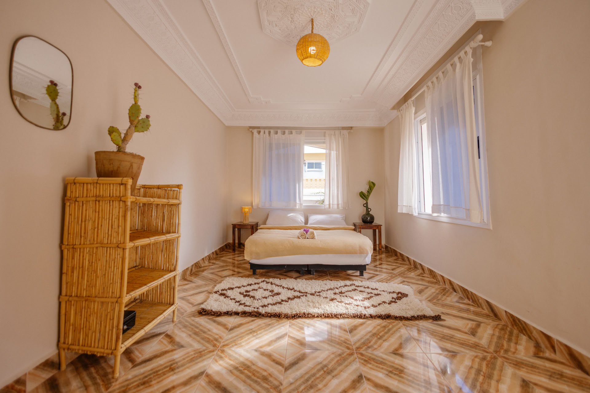 Chambre double avec balcon