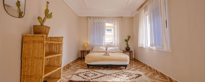 Chambre double avec balcon