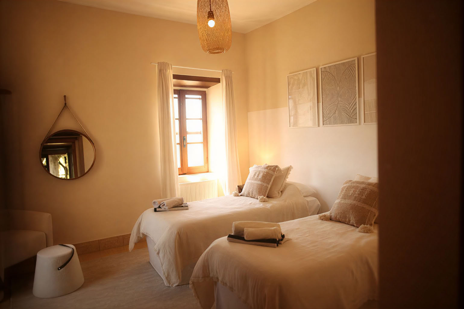 Chambre double ou triple partagée
