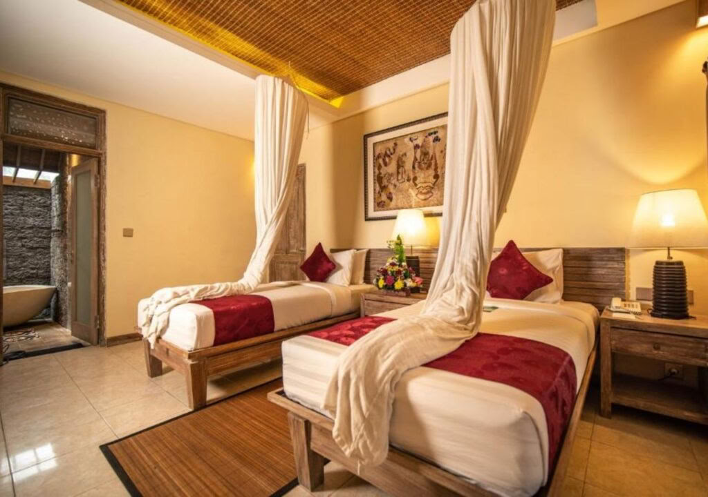 BALI Chambre double partagée - Vue jardin deluxe