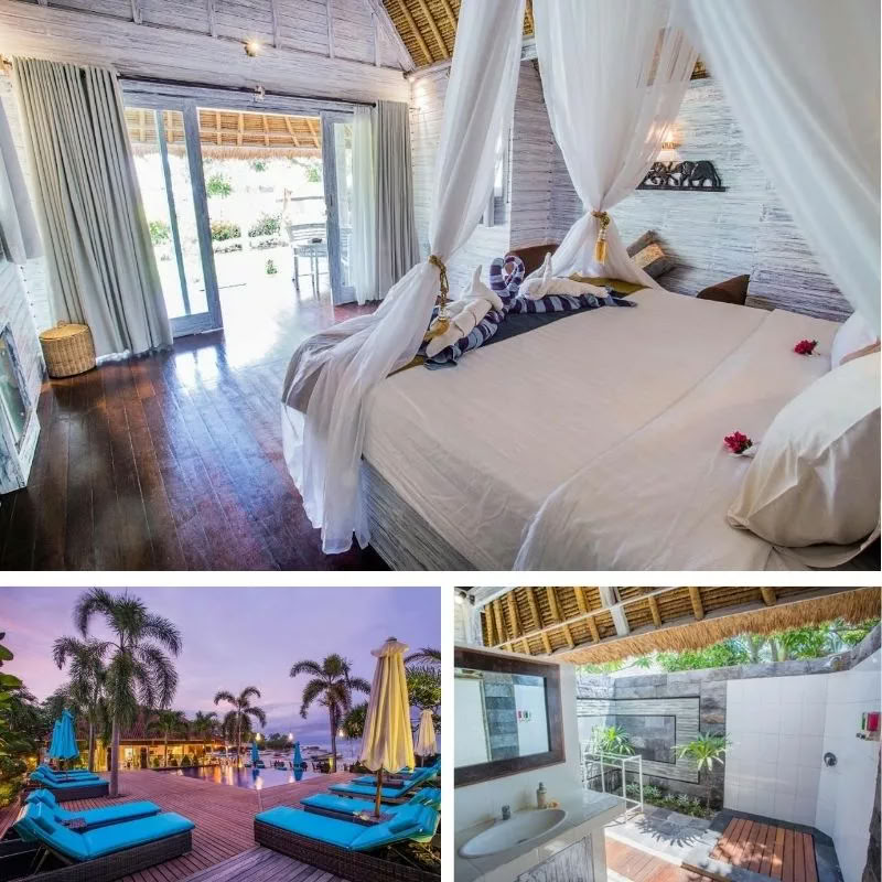Bay Shore Huts Lembongan - Chambre double
