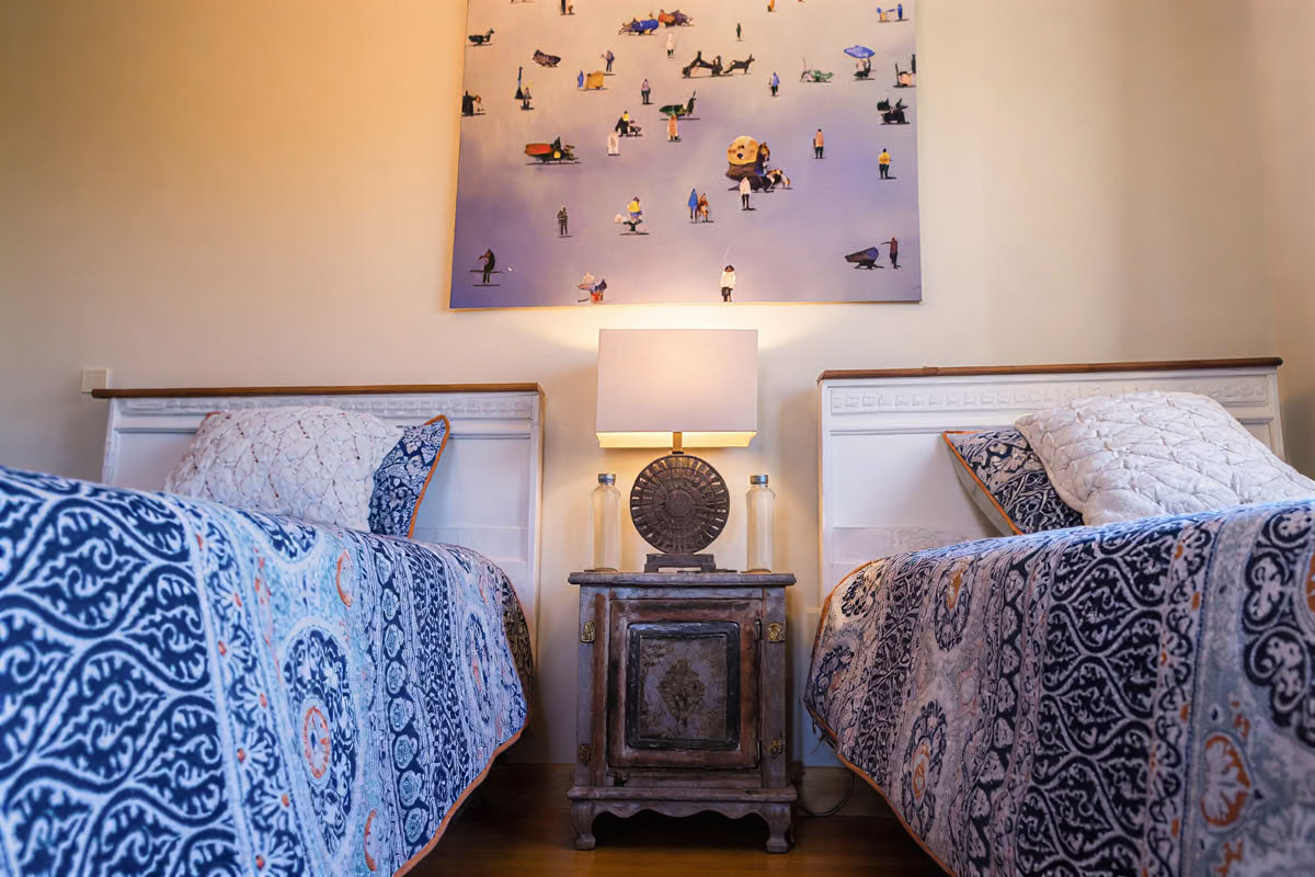 Chambre double pour retraite d'ouverture et de clôture (6 nuits 8 jours)