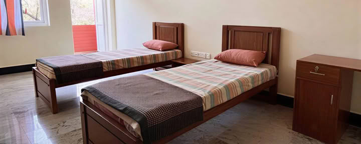 Chambre twin partagée