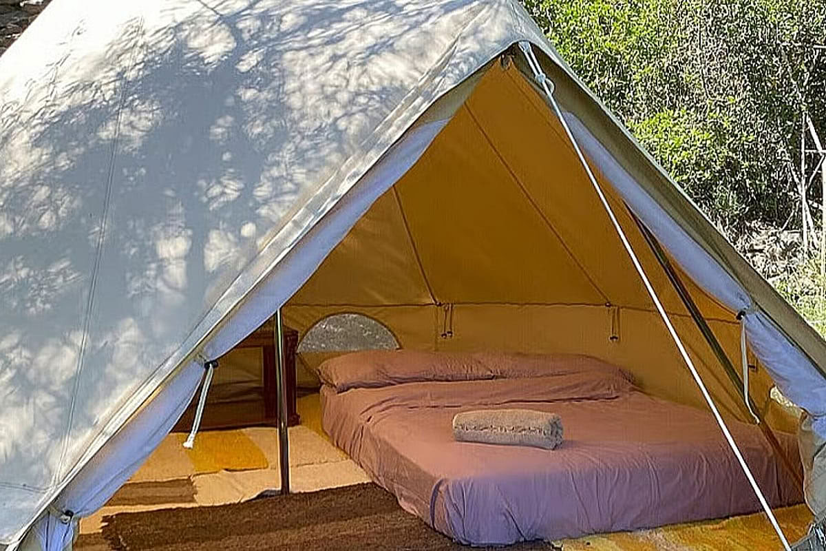 Tente cloche privée