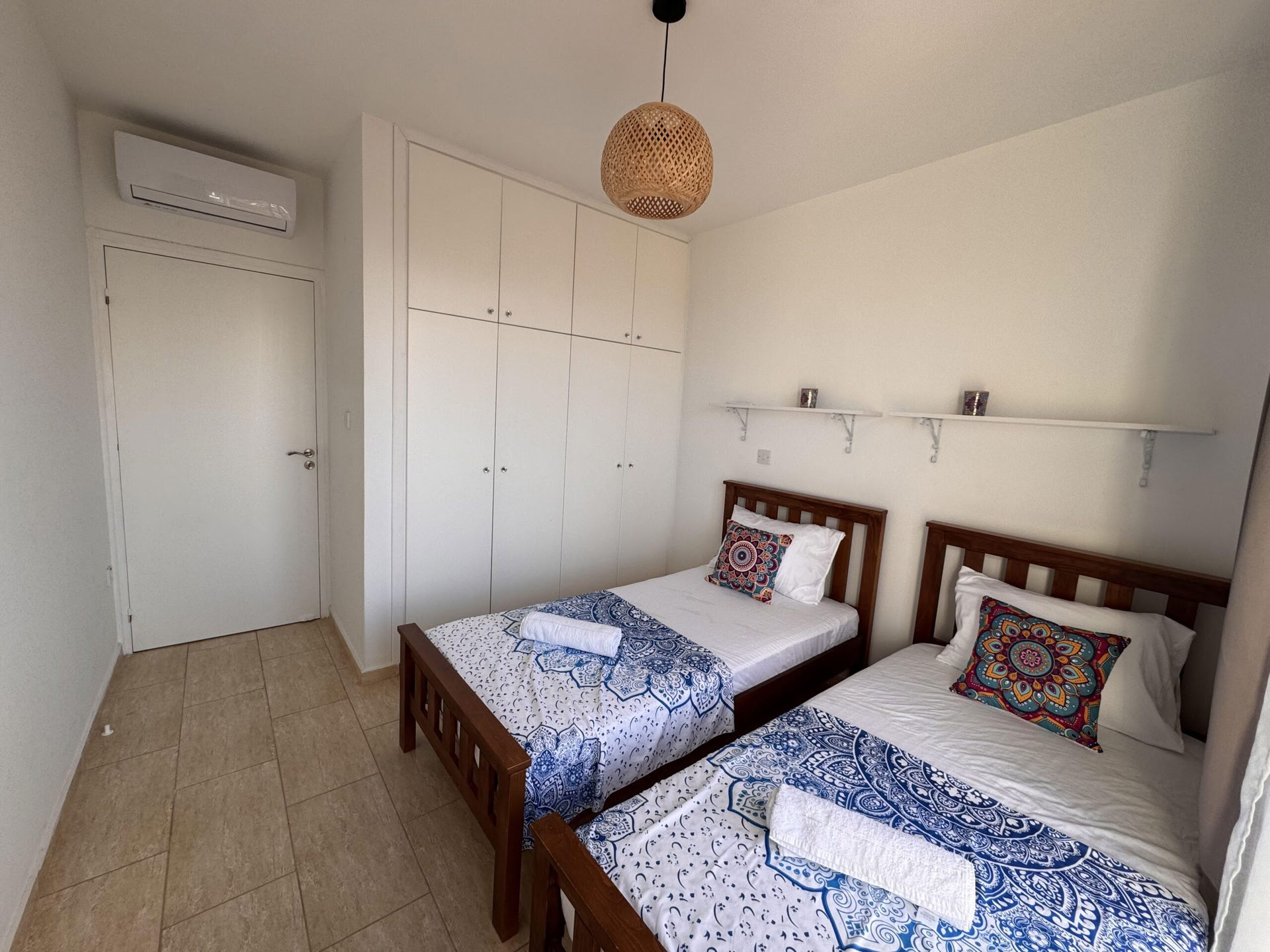 Chambre double partagée