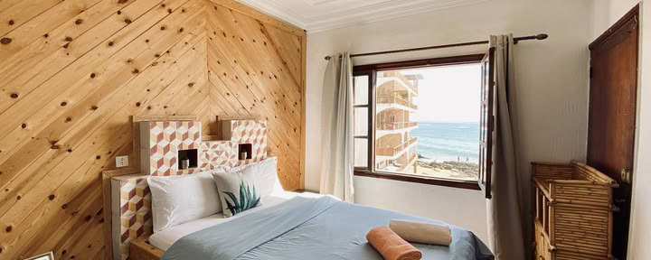 Chambre partagée avec vue sur l'océan