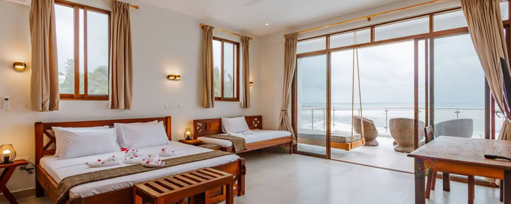 Beach Villa – Suite Soleil avec accès piscine / vue directe sur la mer
