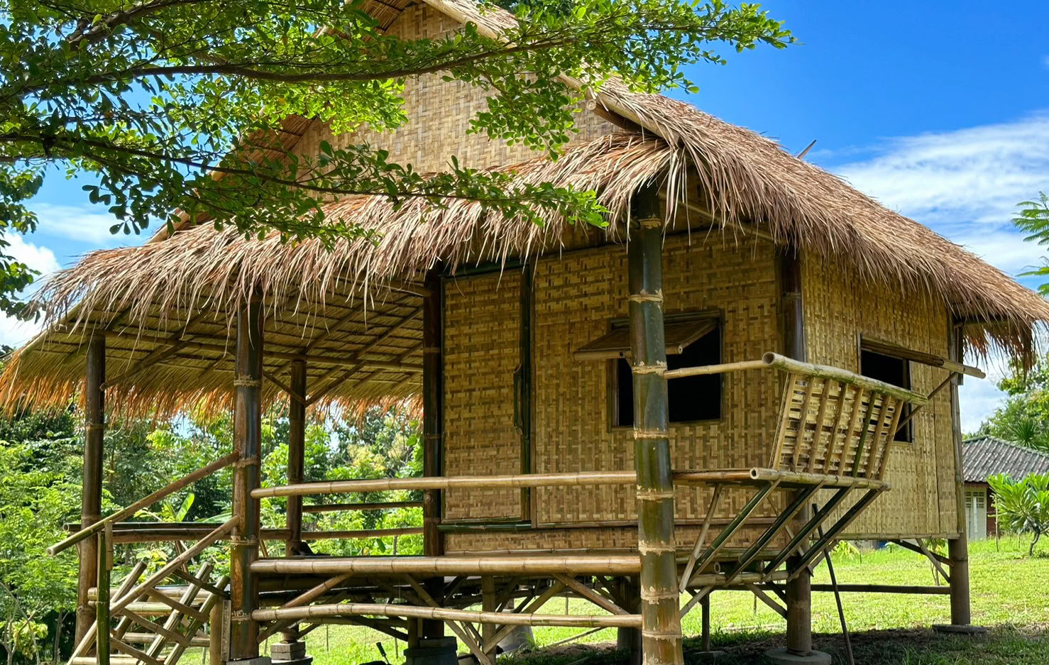 Bungalow en bambou