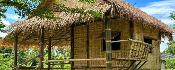 Bungalow en bambou