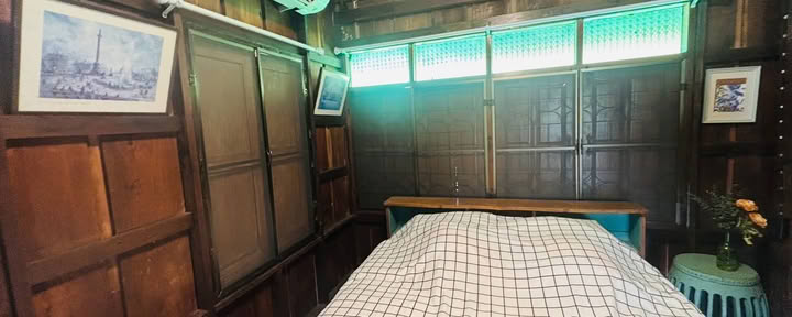 Chambre privée avec salle de bain partagée